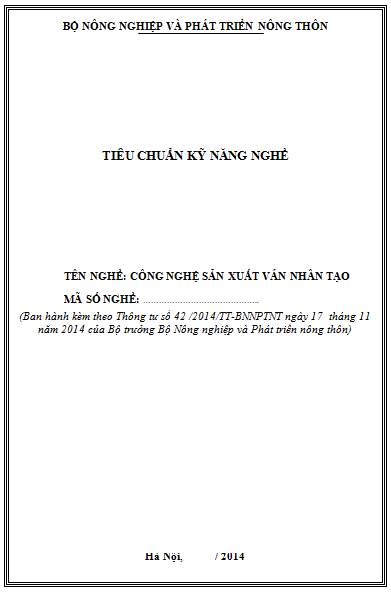 Công Nghệ Sản Xuất Ván Nhân Tạo (NXB Hà Nội 2014) - Lại Văn Ngọc, 232 Trang