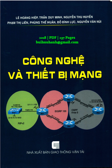 Công Nghệ Và Thiết Bị Mạng (NXB Giao Thông Vận Tải 2018) - Trần Duy Minh, 237 Trang