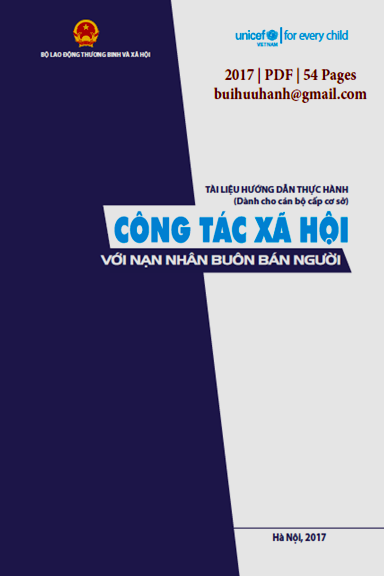 Công Tác Xã Hội Với Nạn Nhân Buôn Bán Người (NXB Hà Nội 2017) - Nhiều Tác Giả, 54 Trang
