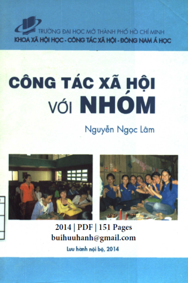 Công Tác Xã Hội Với Nhóm (NXB Đại Học Mở 2014) - Nguyễn Ngọc Lâm, 151 Trang