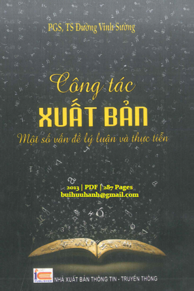 Công Tác Xuất Bản-Một Số Vấn Đề Lý Luận Và Thực Tiễn - Đường Vinh Sường, 287 Trang
