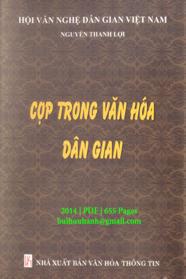 Cọp Trong Văn Hóa Dân Gian (NXB Văn Hóa Thông Tin 2014) - Nguyễn Thanh Lợi, 654 Trang