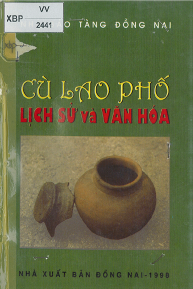 Cù Lao Phố Lịch Sử Và Văn Hóa (NXB Đồng Nai 1998) - Huỳnh Ngọc Trảng, 194 Trang