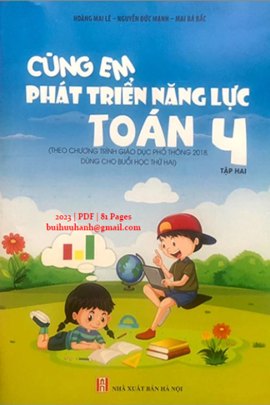 Cùng Em Phát Triển Năng Lực Toán 4 Tập 2 (NXB Hà Nội 2023) - Hoàng Mai Lê, 81 Trang