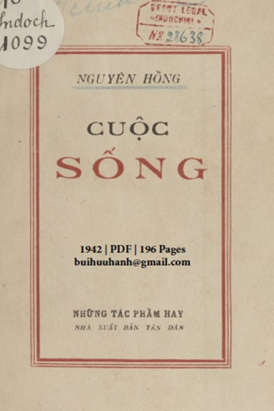 Cuộc Sống (NXB Tân Dân 1942) - Nguyên Hồng, 196 Trang