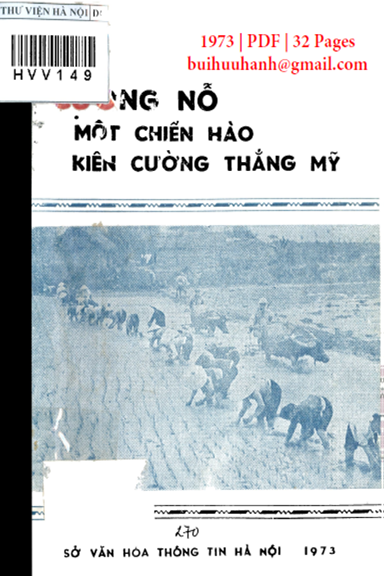 Cường Nỗ-Một Chiến Hào Kiên Cường Thắng Mỹ (NXB Hà Nội 1973) - Nhiều Tác Giả, 32 Trang