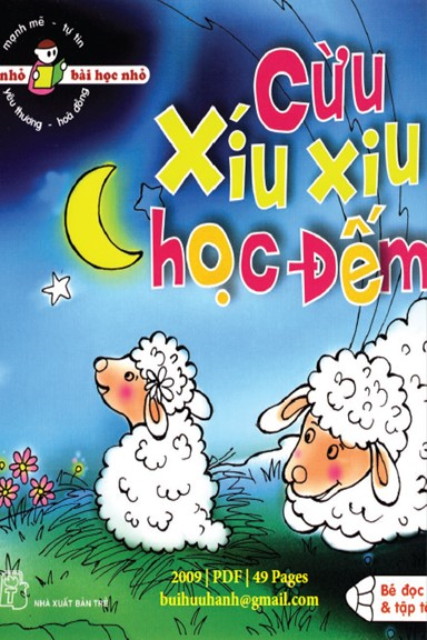 Cừu Xíu Xiu Học Đếm (NXB Trẻ 2009) - Hà Hải Châu, 49 Trang