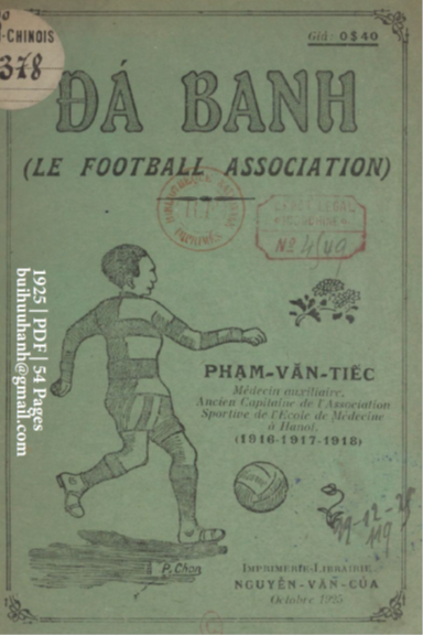 Đá Banh (NXB Nguyễn Văn Của 1925) - Phạm Văn Tiếc, 54 Trang