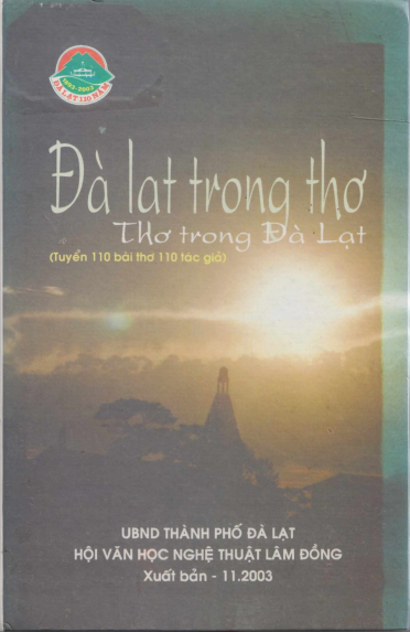Đà Lạt Trong Thơ (NXB Lâm Đồng 2003) - Nhiều Tác Giả, 170 Trang