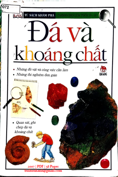 Đá Và Khoáng Chất (NXB Kim Đồng 2007) - Steve Parker, 58 Trang