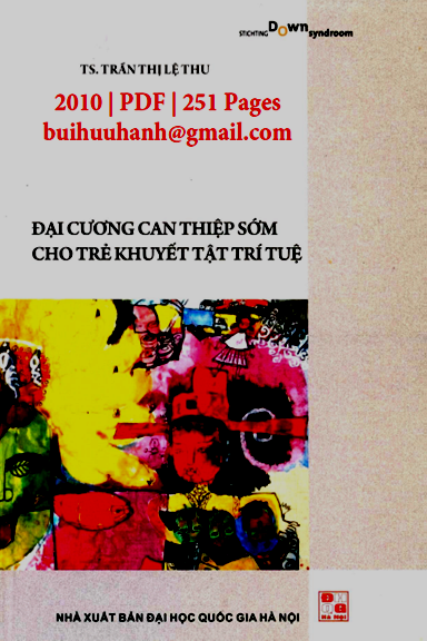Đại Cương Can Thiệp Sớm Cho Trẻ Khuyết Tật Trí Tuệ (NXB Đại Học Quốc Gia 2010) - Trần Thị Lệ Thu