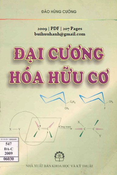 Đại Cương Hóa Hữu Cơ (NXB Khoa Học Kỹ Thuật 2009) - Đào Hùng Cường, 207 Trang