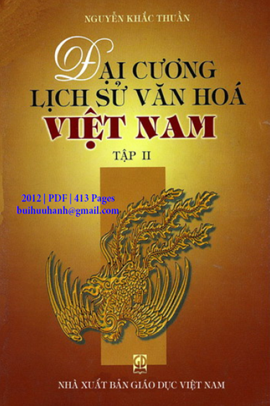 Đại Cương Lịch Sử Văn Hóa Việt Nam Tập 2 (NXB Giáo Dục 2012) - Nguyễn Khắc Thuần, 413 Trang