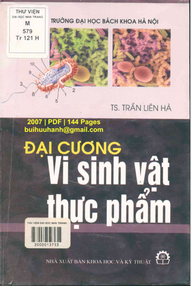 Đại Cương Vi Sinh Vật Học Thực Phẩm (NXB Khoa Học Kỹ Thuật 2007) - Trần Liên Hà, 144 Trang