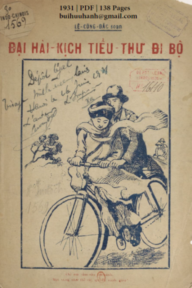 Đại Hài Kịch Tiểu Thư Đi Bộ (NXB Đông Tây 1931) - Lê Công Đắc, 138 Trang