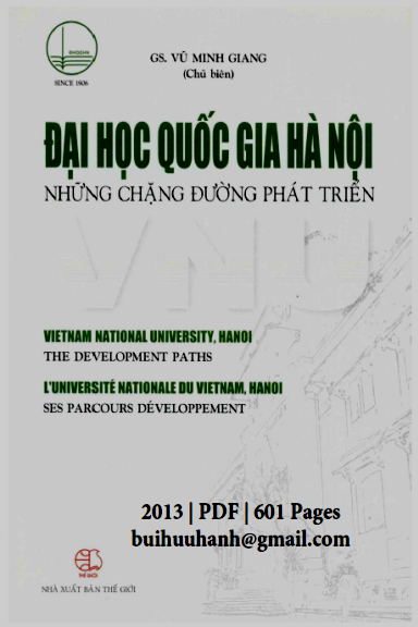 Đại Học Quốc Gia Hà Nội Những Chặng Đường Phát Triển (NXB Thế Giới 2013) - Vũ Minh Giang, 601 Trang