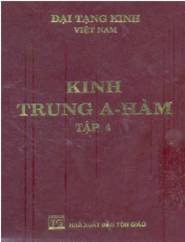 Đại Tạng Kinh Việt Nam-Kinh Trung A Hàm (NXB Tôn Giáo 2002) - Thích Thiện Siêu, Trọn Bộ 4 Tập