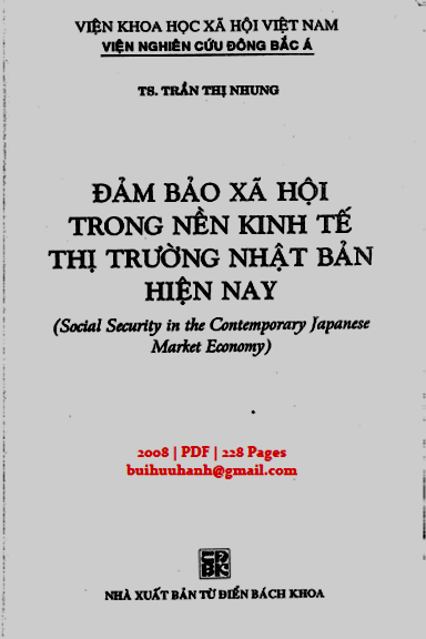 Đảm Bảo Xã Hội Trong Nền Kinh Tế Thị Trường Nhật Bản Hiện Nay - Trần Thị Nhung, 228 Trang