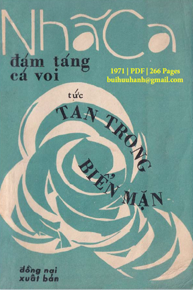 Đám Táng Cá Voi (NXB Đồng Nai 1971) - Nhã Ca, 266 Trang