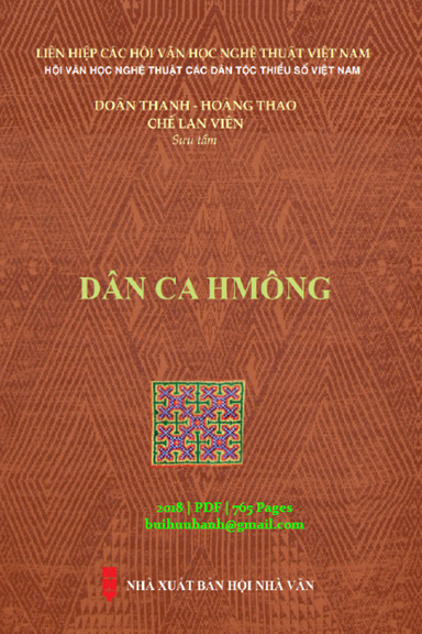 Dân Ca HMông (NXB Hội Nhà Văn 2018) - Doãn Thanh, 765 Trang