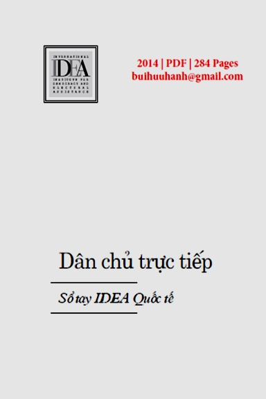 Dân Chủ Trực Tiếp (NXB Đại Học Quốc Gia 2014) - Virginia Beramendi, 284 Trang