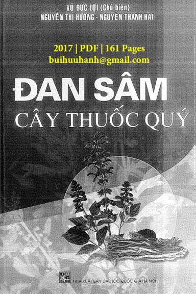 Đan Sâm Cây Thuốc Quý (NXB Đại Học Quốc Gia 2017) - Vũ Đức Lợi, 161 Trang
