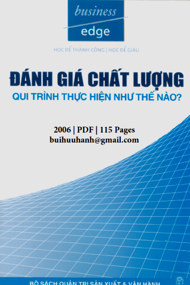 Đánh Giá Chất Lượng (NXB Trẻ 2006) - Joe Johnson, 115 Trang
