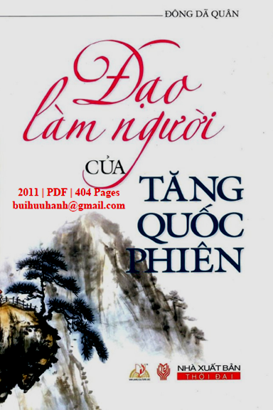 Đạo Làm Người Của Tăng Quốc Phiên (NXB Thời Đại 2011) - Đông Dã Quân, 404 Trang