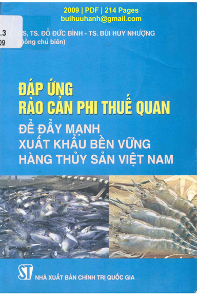 Đáp Ứng Rào Cản Phi Thuế Quan Để Đẩy Mạnh Xuất Khẩu Bền Vững Hàng Thủy Sản Việt Nam - Đỗ Đức Bình