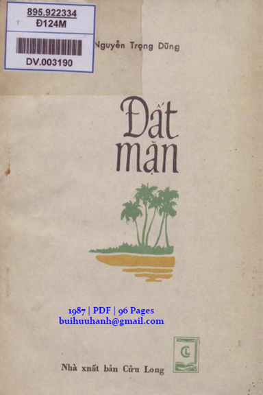 Đất Mặn (NXB Cửu Long 1987) - Nguyễn Trọng Dũng, 96 Trang