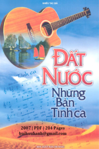 Đất Nước Những Bản Tình Ca (NXB Âm Nhạc 2007) - Hoàng Việt, 204 Trang