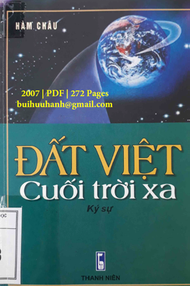 Đất Việt Cuối Trời Xa (NXB Thanh Niên 2007) - Hàm Châu, 272 Trang