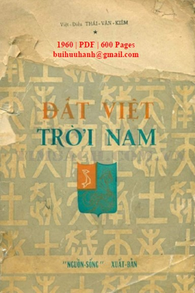 Đất Việt Trời Nam (NXB Nguồn Sống 1960) - Thái Văn Kiểm, 600 Trang
