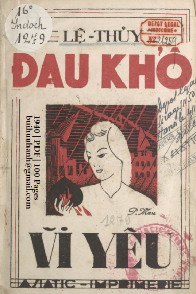 Đau Khổ Vì Yêu (NXB Asiatic 1940) - Lệ Thủy, 100 Trang