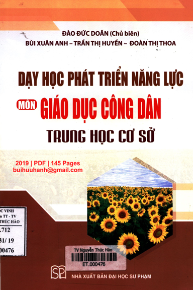 Dạy Học Phát Triển Năng Lực Môn Giáo Dục Công Dân Trung Học Cơ Sở - Đào Đức Doãn