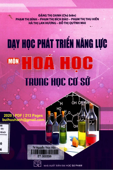 Dạy Học Phát Triển Năng Lực Môn Hóa Học Trung Học Cơ Sở (NXB Đại Học Sư Phạm 2020) - Đặng Thị Oanh