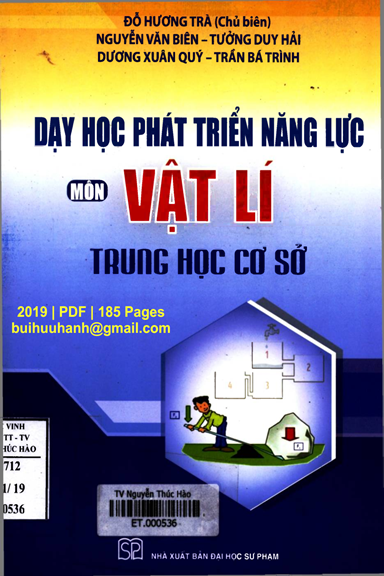 Dạy Học Phát Triển Năng Lực Môn Vật Lí Trung Học Cơ Sở (NXB Đại Học Sư Phạm 2019) - Đỗ Hương Trà
