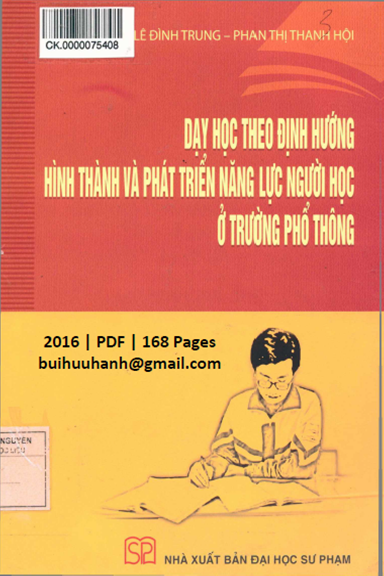 Dạy Học Theo Định Hướng Hình Thành Và Phát Triển Năng Lực Người Học Ở Trường Phổ Thông