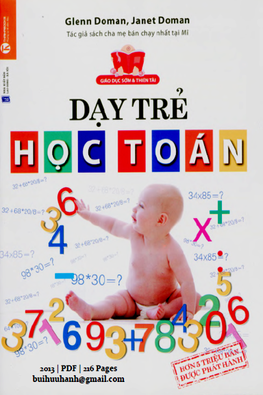 Dạy Trẻ Học Toán (NXB Lao Động Xã Hội 2013) - Glenn Doman, 216 Trang