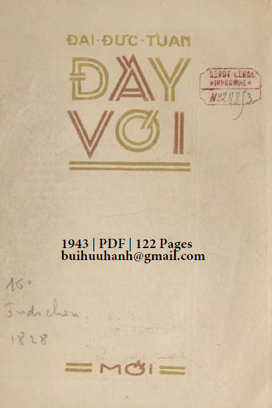 Đầy Vơi (NXB Mới 1943) - Đái Đức Tuấn, 122 Trang