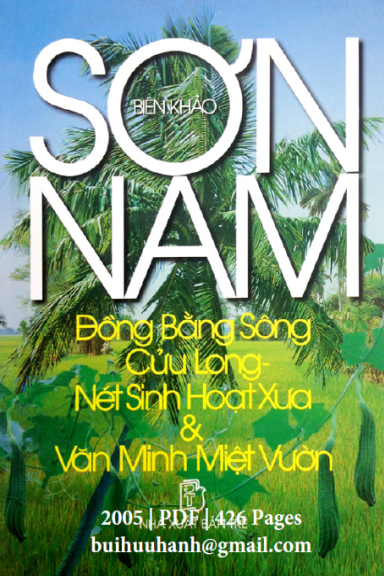 ĐBSCL Nét Sinh Hoạt Xưa Và Văn Minh Miệt Vườn (NXB Trẻ 2005) - Sơn Nam, 426 Trang