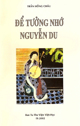 Để Tưởng Nhớ Nguyễn Du (NXB Việt Học 2002) - Trần Hồng Châu, 16 Trang