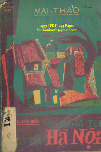 Đêm Giả Từ Hà Nội (NXB Người Việt 1955) - Mai Thảo, 194 Trang