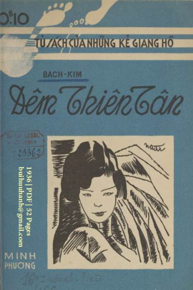Đêm Thiên Tân (NXB Minh Phương 1936) - Bạch Kim, 52 Trang
