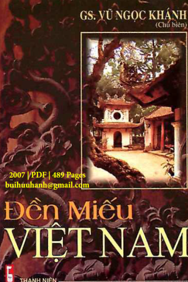 Đền Miếu Việt Nam (NXB Thanh Niên 2007) - Vũ Ngọc Khánh, 489 Trang