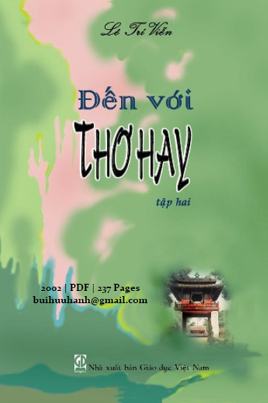 Đến Với Thơ Hay Tập 2 (NXB Giáo Dục 2002) - Lê Trí Viễn, 237 Trang