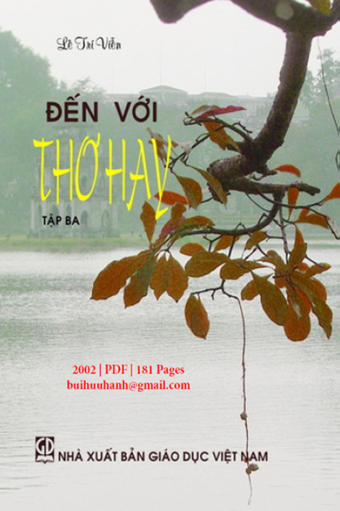 Đến Với Thơ Hay Tập 3 (NXB Giáo Dục 2002) - Lê Trí Viễn, 181 Trang