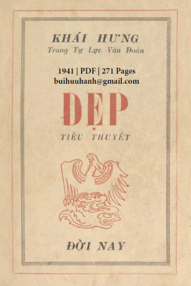 Đẹp (NXB Đời Nay 1941) - Khái Hưng, 271 Trang