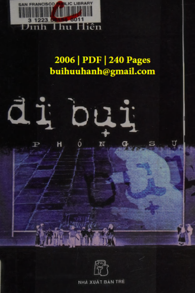 Đi Bụi (NXB Trẻ 2006) - Đinh Thu Hiền, 240 Trang