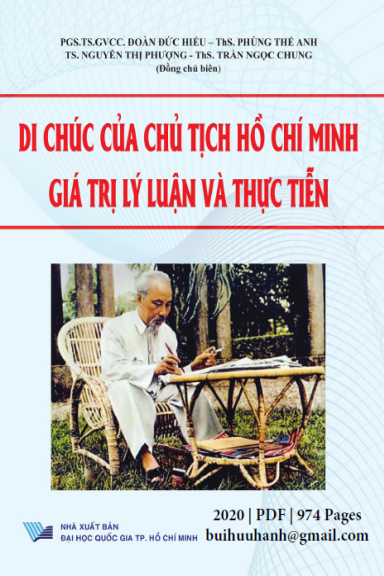 Di Chúc Của Chủ Tịch Hồ Chí Minh Giá Trị Lý Luận Và Thực Tiễn (NXB Đại Học Quốc Gia 2020) - Đức Hiếu